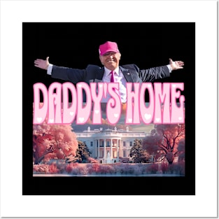 Daddy's Home Real Donald Pink Preppy Edgy Good Man Trump Posters and Art